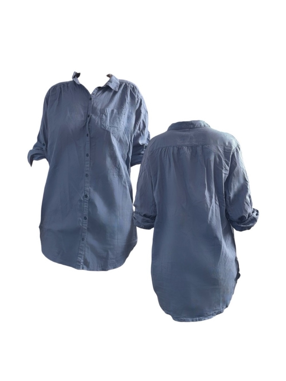Divided Blue Button-Down Shirt